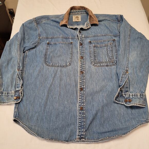Banana Republic Other - Vintage Banana Republic Denim Shirt Mens XL 90s Adventure Outfitter Y2K Dadcore